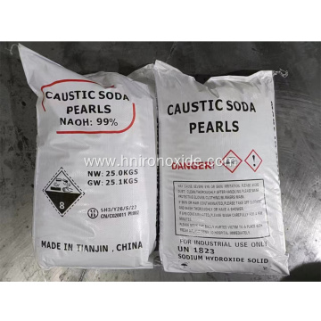 Caustic Soda Pearls Flakes Naoh99% For Petrochemical